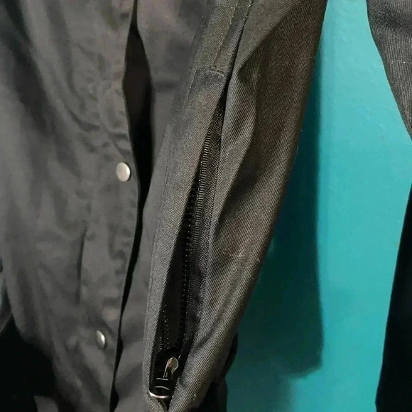 Soia & Kyo Black Trench Minimalist Utility Jacket - Picture 5 of 8